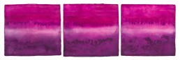Meera Thompson abstract watercolor triptych