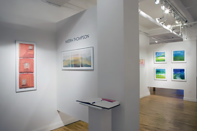Meera Thompson exhibition at Atlantic Gallery NYC