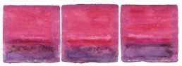 Meera Thompson abstract watercolor triptych