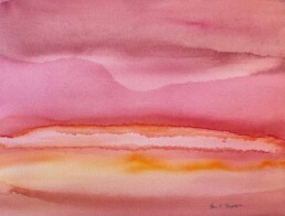 Meera Thompson, Watercolor, Abstract, Works on Paper, 2025