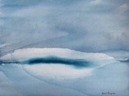 Meera Thompson, Watercolor, Abstract, Works on Paper, 2025