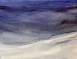 Meera Thompson, Watercolor, Abstract, Works on Paper, 2025
