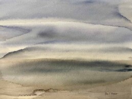 Meera Thompson, Watercolor, Abstract, Works on Paper, 2025